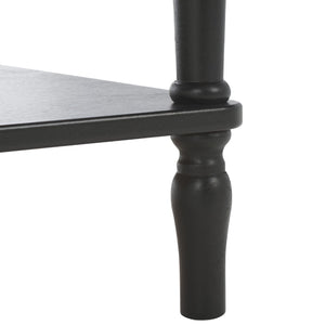 Safavieh Haven Coffee Table - Stylish Pine Wood Design With Spacious Top & Lower Shelf For Modern Living Spaces Matt Black COF5704B