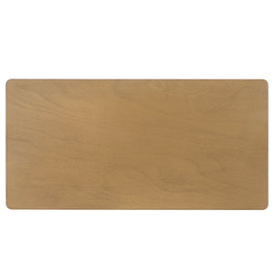 Safavieh Haven Coffee Table - Elegant Wooden Design With Spacious Surface And Unique Natural Grain Charm Desert Brown Wood Cof5704c
