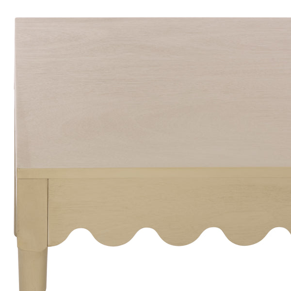 Neha Coffee Table With Solid Wood Frame And Smooth Veneer Top — Warm Rich Finish, Timeless Design