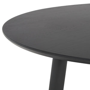 Safavieh Beck Round Coffee Table - Modern Jet Black Design With Glamorous Gold Accents For Chic Living Spaces COF5801A