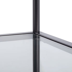 Safavieh Cathal Modern Glam Three-Tier Glass & Mirror Coffee Table - Elegant Storage For Chic Interiors COF6204A