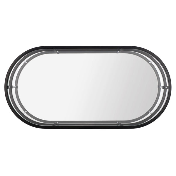 Safavieh Layta 3 Shelf Coffee Table XII23 Matte Black/Glass Metal COF6402B