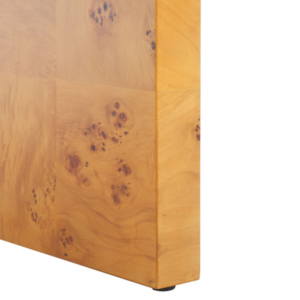 Safavieh Cella Coffee Table - Natural Poplar Burl Wood With Minimalist Design For Modern Living Spaces COF6403A