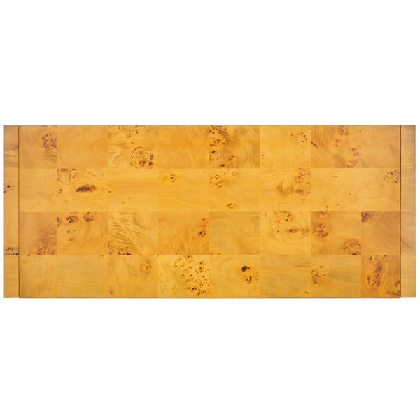 Safavieh Cella Coffee Table - Natural Poplar Burl Wood With Minimalist Design For Modern Living Spaces COF6403A
