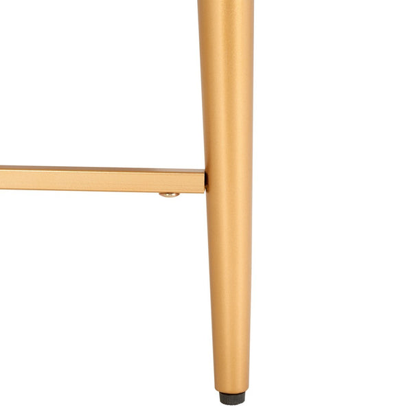 Safavieh Pierre 2 Drawer Coffee Table White Washed / Gold COF6404B