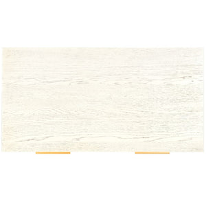 Safavieh Pierre 2 Drawer Coffee Table White Washed / Gold COF6404B