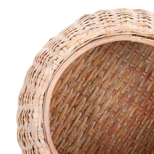 Safavieh Klarysa Bohemian Rattan Coffee Table With Removable Wood Top - Perfect For Coastal Living Spaces! COF6502A