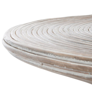 Safavieh Cristina Rattan Coffee Table - Sculptural Pedestal Design With Organic Style, Perfect For Modern Interiors COF6503A