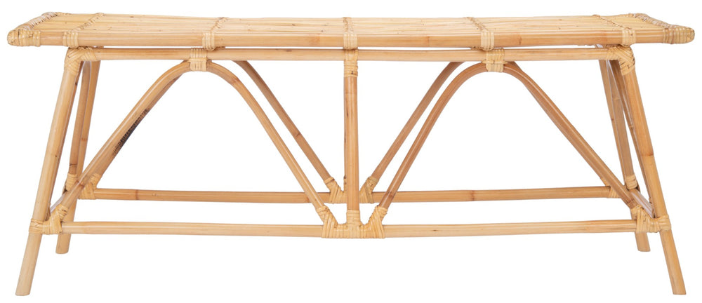 Safavieh Montgomery Rattan Coffee Table - Elegant Rustic Design, Durable Jawit Rattan, Perfect For Coastal Decor COF6506A