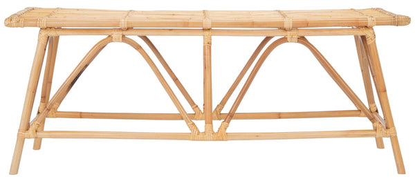 Safavieh Montgomery Rattan Coffee Table - Elegant Rustic Design, Durable Jawit Rattan, Perfect For Coastal Decor COF6506A