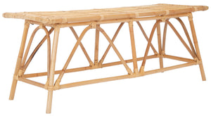 Safavieh Montgomery Rattan Coffee Table - Elegant Rustic Design, Durable Jawit Rattan, Perfect For Coastal Decor COF6506A