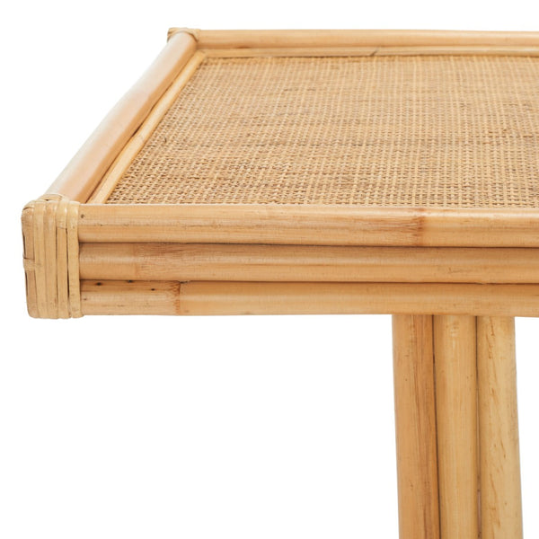 Safavieh Juri Rectangle Coffee Table - Boho-Chic Rattan & Bamboo Design For Tropical Living Spaces, 47" Wide COF6508A