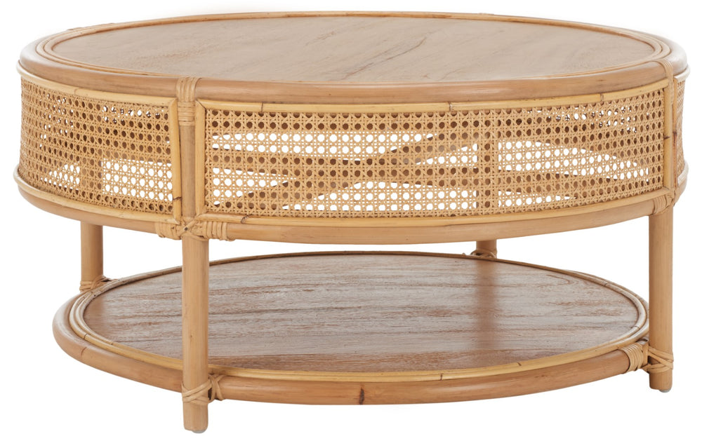 Safavieh Arvid Coffee Table XII23 Natural Rattan COF6512A