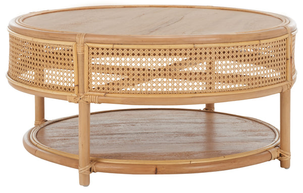Safavieh Arvid Coffee Table XII23 Natural Rattan COF6512A