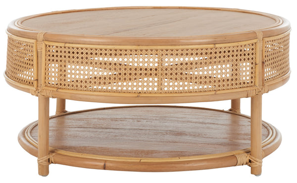 Safavieh Arvid Coffee Table XII23 Natural Rattan COF6512A