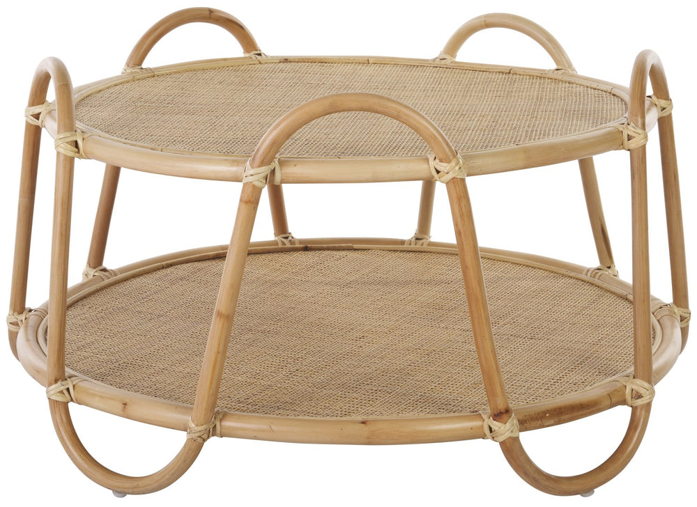 Safavieh Althea Coffee Table – Handcrafted Rattan Elegance With Intricate Weave Design For Your Living Space Natural Rattan Cof6513a