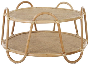 Safavieh Althea Coffee Table – Handcrafted Rattan Elegance With Intricate Weave Design For Your Living Space Natural Rattan Cof6513a