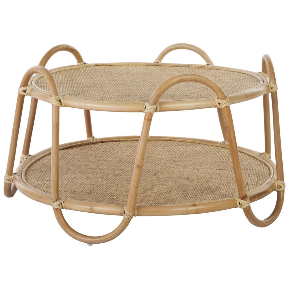 Safavieh Althea Coffee Table - Handcrafted Rattan Centerpiece For Boho, Coastal & Contemporary Spaces COF6513A
