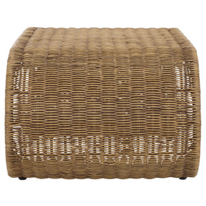 Safavieh Tamo Coffee Table - Light Natural Elegance With Rattan And Metal, Perfect For Stylish Living Spaces Honey Brown Wash Metal ,Rattan Cof6515b