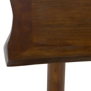 Banco Square Coffee Table With Warm Wood Grain Finish, Durable Everyday Design For Living Rooms