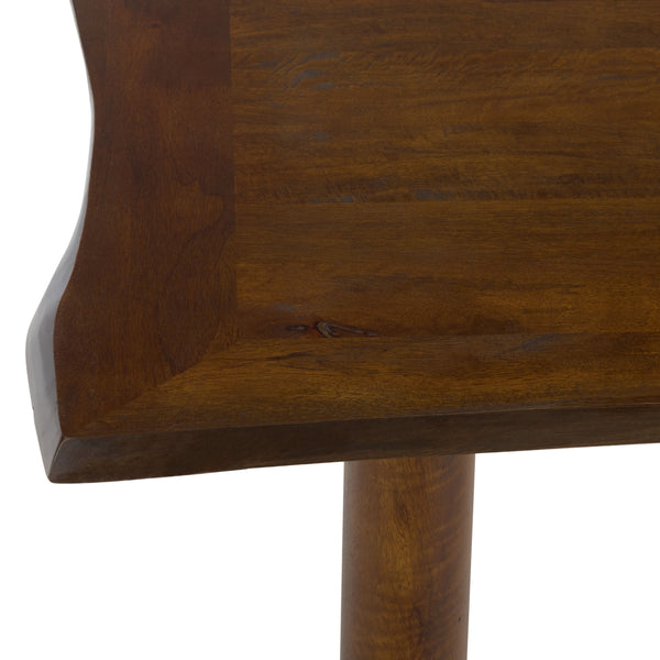 Banco Square Coffee Table With Warm Wood Grain Finish, Durable Everyday Design For Living Rooms