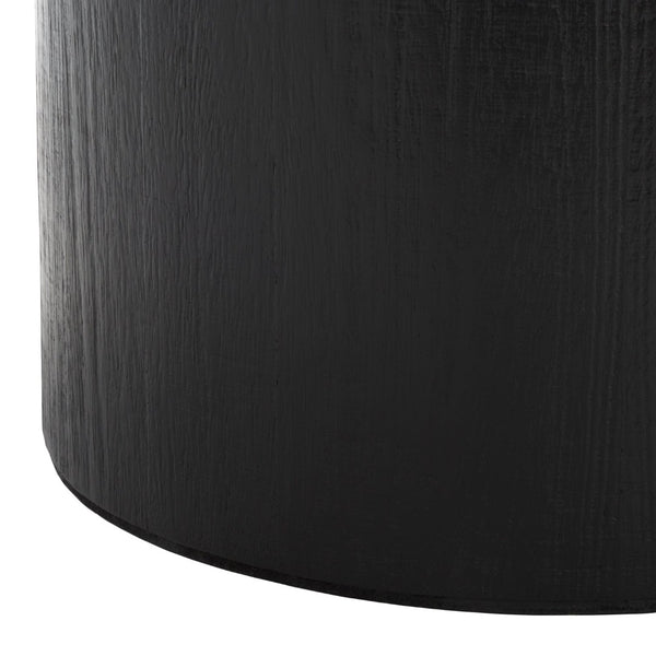 Safavieh Devin Round Pedestal Coffee Table - Rustic Charm Meets Industrial Style For Any Living Space Decor Black COF6600D