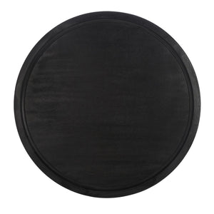 Safavieh Devin Round Pedestal Coffee Table - Rustic Charm Meets Industrial Style For Any Living Space Decor Black COF6600D