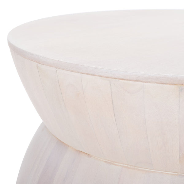 Safavieh Alecto Sculptural Coffee Table – Modern Hourglass Design For Stylish Living Room Centerpiece White Wash COF6601C