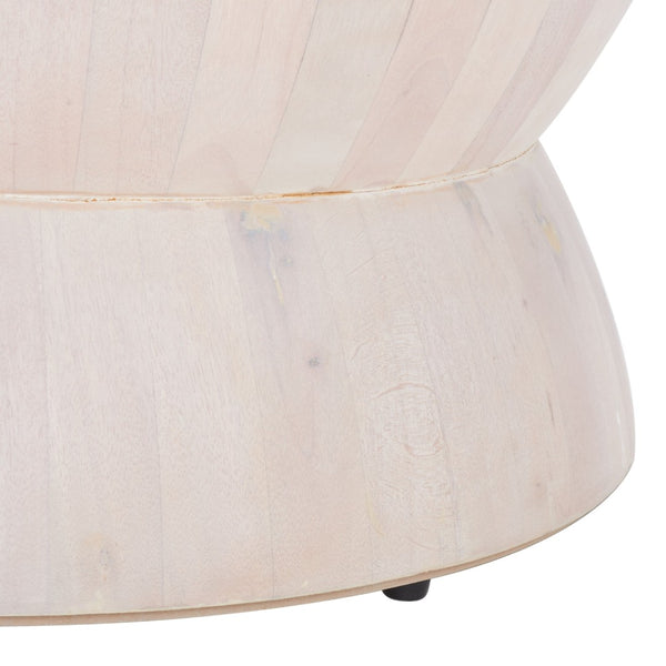 Safavieh Alecto Sculptural Coffee Table – Modern Hourglass Design For Stylish Living Room Centerpiece White Wash COF6601C