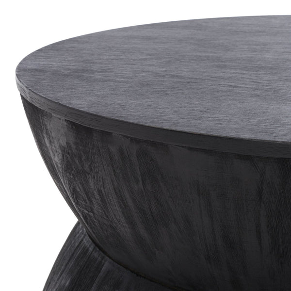 Safavieh Alecto Sculptural Coffee Table – Modern Hourglass Design For Stylish Living Room Centerpiece Black COF6601D
