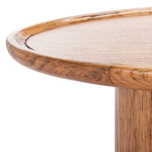 Safavieh Flyte Oval Coffee Table - Rustic-Chic Design With Natural Wood Finish For Stylish Living Spaces COF6602A