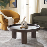 Safavieh Meek 3 Leg Round Coffee Table Brown COF6603B