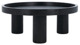 Safavieh Meek 3 Leg Round Coffee Table Black COF6603D