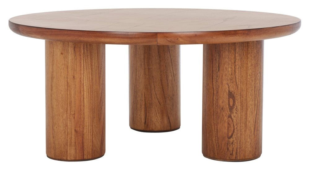 Safavieh Mork 3-Leg Round Coffee Table - Rustic-Chic Centerpiece With Tripod Base For Stylish Living Spaces Natural COF6604A