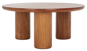Safavieh Mork 3-Leg Round Coffee Table - Rustic-Chic Centerpiece With Tripod Base For Stylish Living Spaces Natural COF6604A