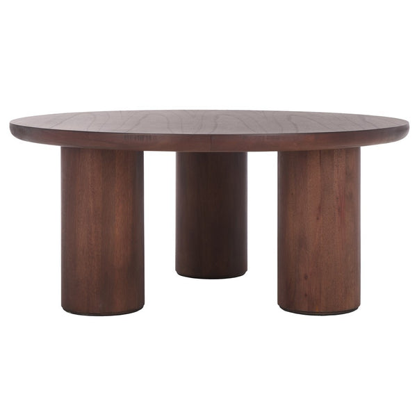 Safavieh Mork 3 Leg Round Coffee Table Brown COF6604B