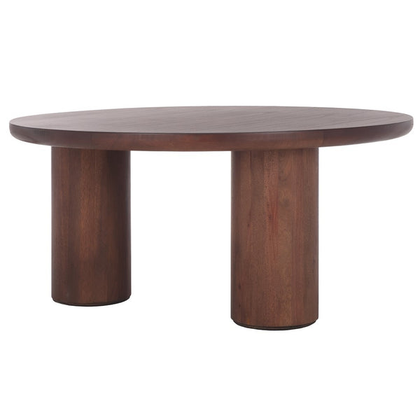 Safavieh Mork 3 Leg Round Coffee Table Brown COF6604B