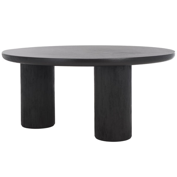 Safavieh Mork 3 Leg Round Coffee Table Black COF6604D