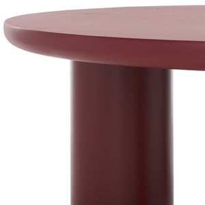 Safavieh Mork 3 Leg Round Coffee Table Bordeaux COF6604E