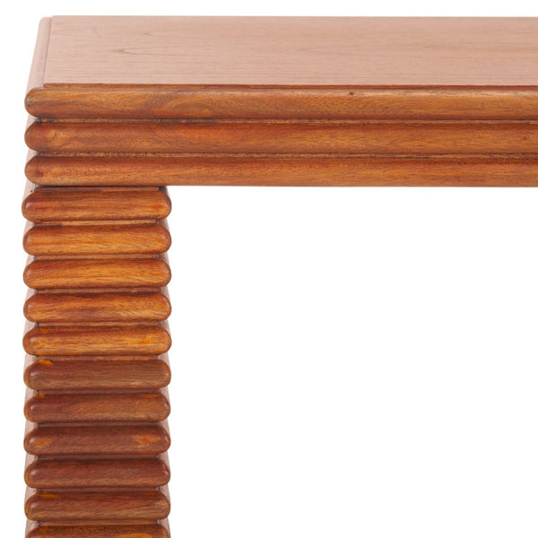 Safavieh Virginie Coffee Table - Elegant Bayur Wood Base With Gold Legs, Perfect For Modern Living Spaces! COF6607A