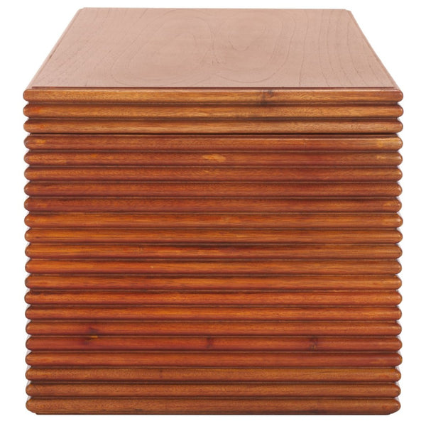Safavieh Virginie Coffee Table - Elegant Bayur Wood Base With Gold Legs, Perfect For Modern Living Spaces! COF6607A