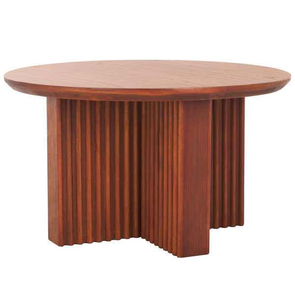 Safavieh Dominic Coffee Table Natural 30" x 30" x 16"