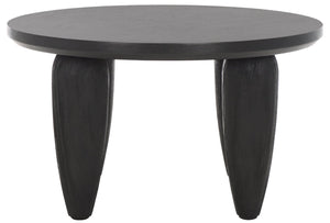 Safavieh Marthe Coffee Table - Contemporary Black & Gold Design, Durable Bayur Wood, Chic Living Room Centerpiece COF6609A