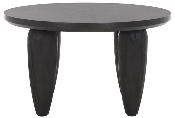 Safavieh Marthe Coffee Table - Contemporary Black & Gold Design, Durable Bayur Wood, Chic Living Room Centerpiece COF6609A