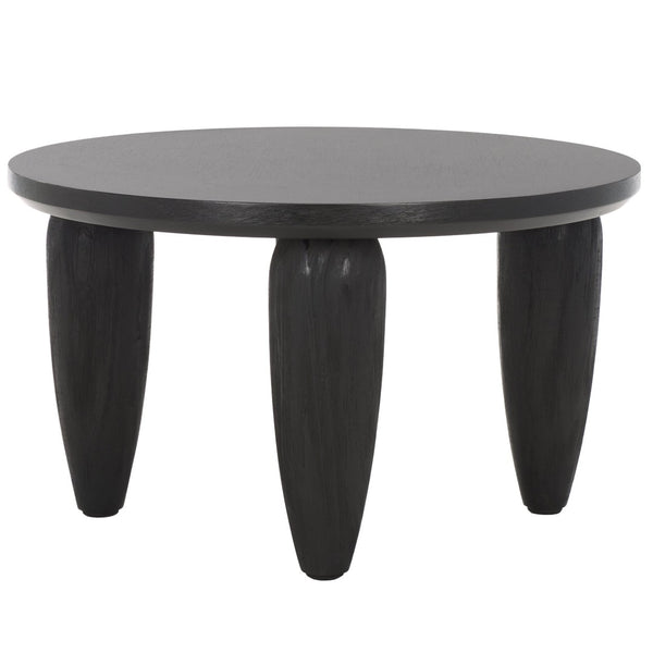 Safavieh Marthe Coffee Table - Contemporary Black & Gold Design, Durable Bayur Wood, Chic Living Room Centerpiece COF6609A
