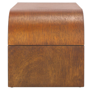 Safavieh Liasonya Curved Coffee Table – Contemporary Elegance Meets Functionality For Your Living Space Decor Natural Wood, Mdf,Veneer Meranti Cof6610a