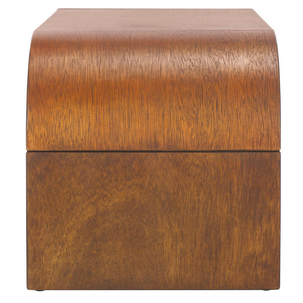 Safavieh Liasonya Curved Coffee Table – Contemporary Elegance Meets Functionality For Your Living Space Decor Natural Wood, Mdf,Veneer Meranti Cof6610a