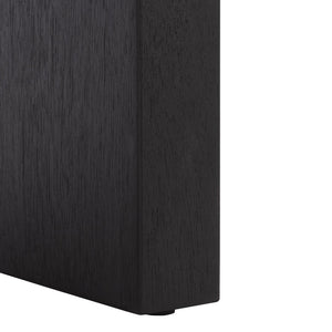 Safavieh Liasonya Curved Coffee Table – Modern Sculptural Design In Quality Wood For Stylish Living Spaces Black COF6610C