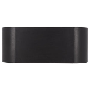 Safavieh Liasonya Curved Coffee Table – Modern Sculptural Design In Quality Wood For Stylish Living Spaces Black COF6610C