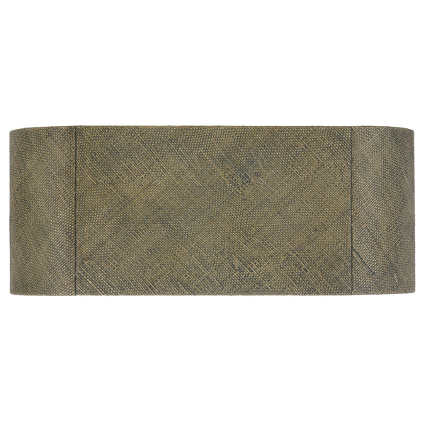 Pipat Curved Pandan Coffee Table With Woven Webbing And Warm Wood Finish For Coastal Boho Homes